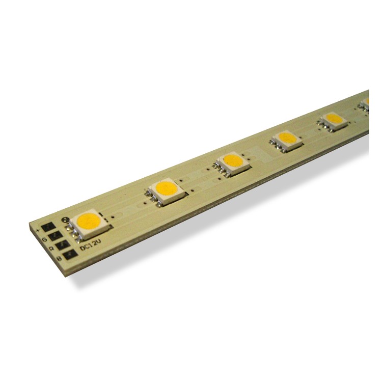 1 - LED-Leiste 15 SMD 5050 Kaltlicht 12Vdc mit Kabel